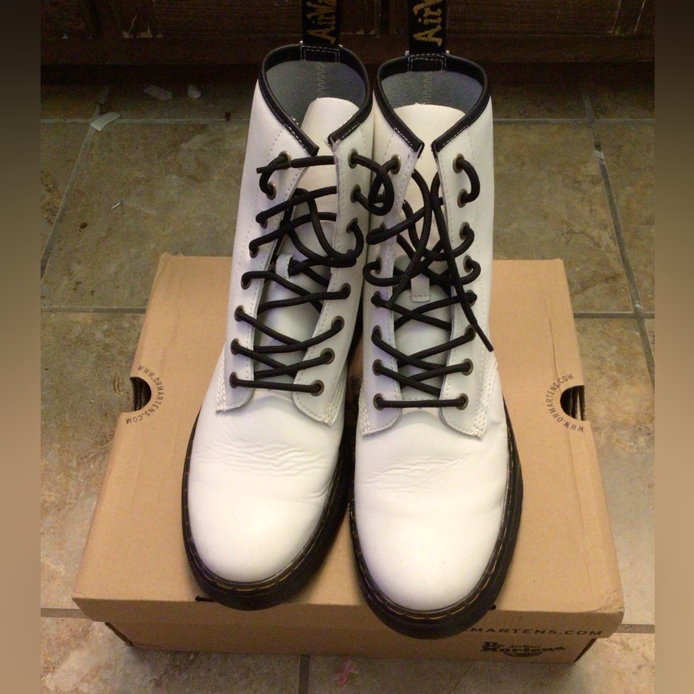 white doc martens